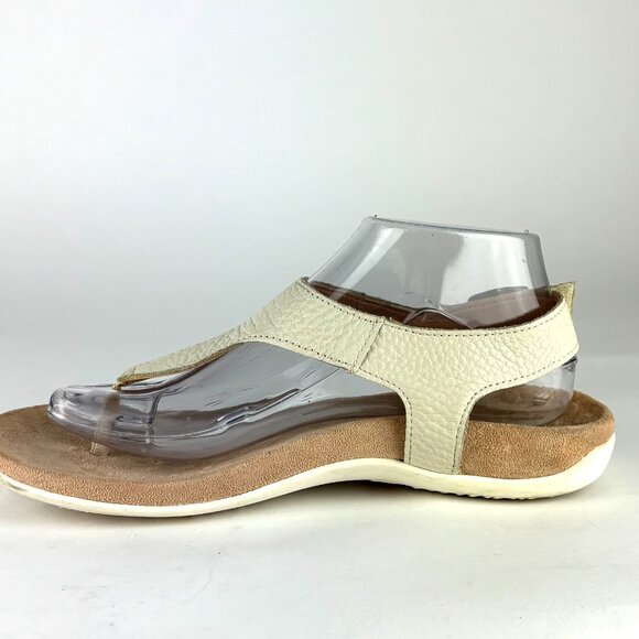 Vionic Terra Women's Leather Thong Slingback Sandals – Arch Support Comfort Sz.9 - Picture 4 of 13